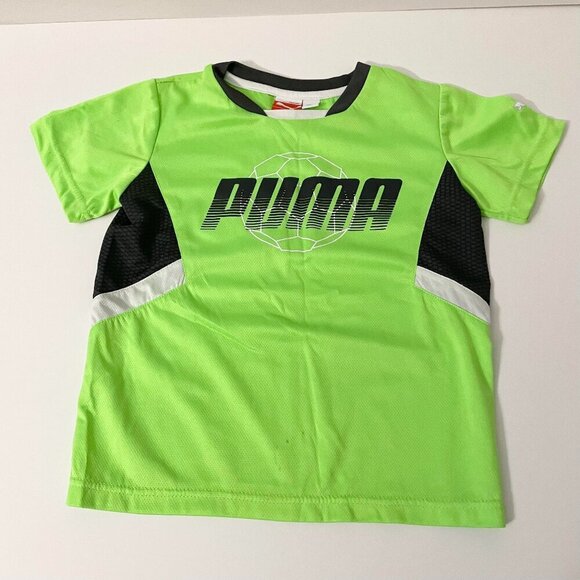 Puma Kids Tshirt Boys Size 5 Shirt Flaws - Picture 1 of 16